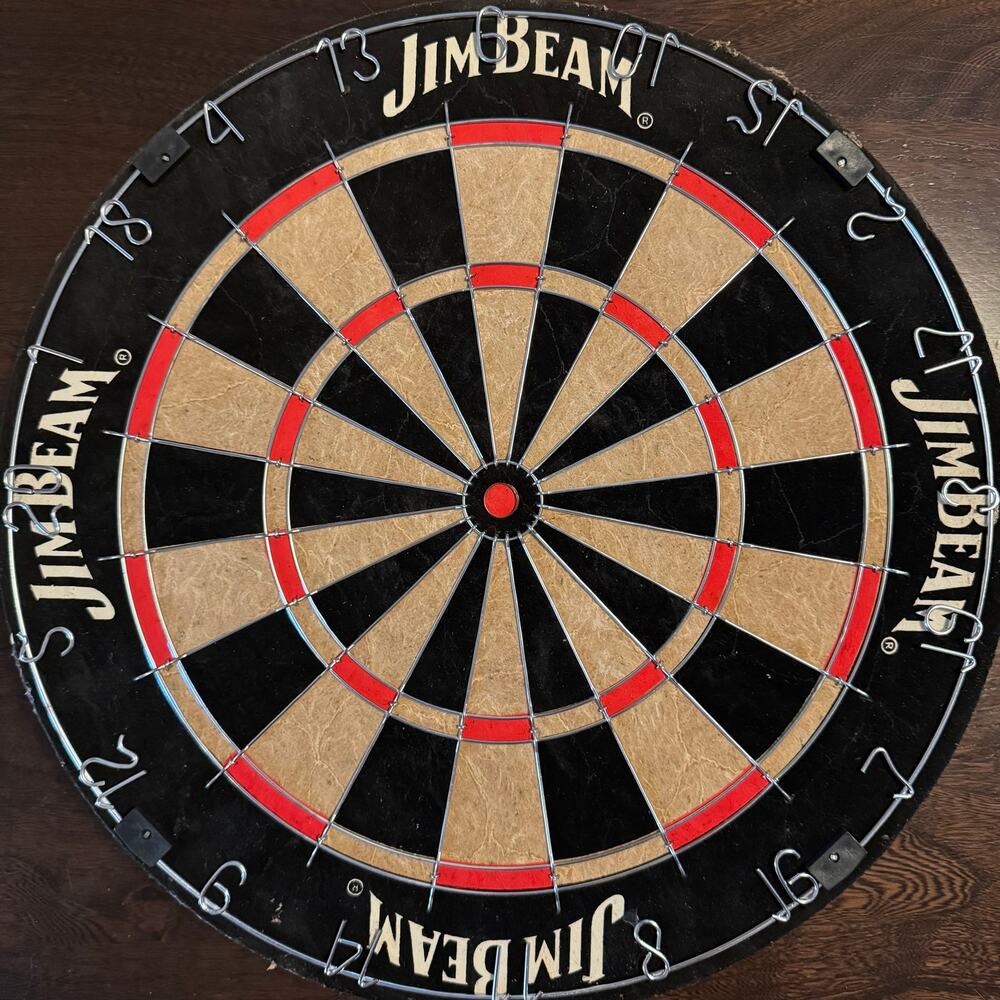 Y2K Vintage Jim Beam Dart Board - New in box